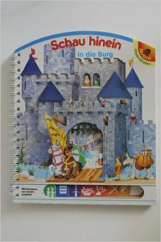 Schau hinein die burg - in, buch