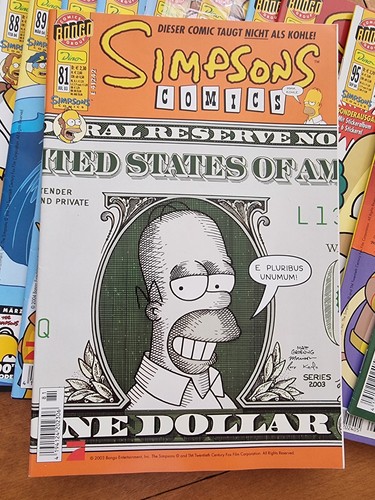 Simpsons comics dino bongo - simpsons, #81