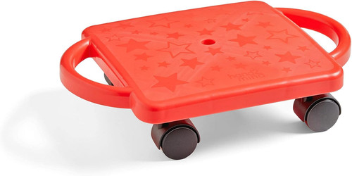 Red indoor scooter board with - indoor,