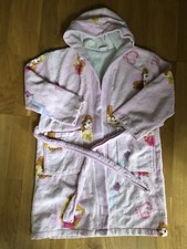 Disney Bademantel Mädchens Morgenmantel  Prinzessin Mantel Gr  116-122cm