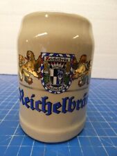 REICHEL BRÄU Bierkrug Steingut Keramik 0,5 L W/Germany P-1625