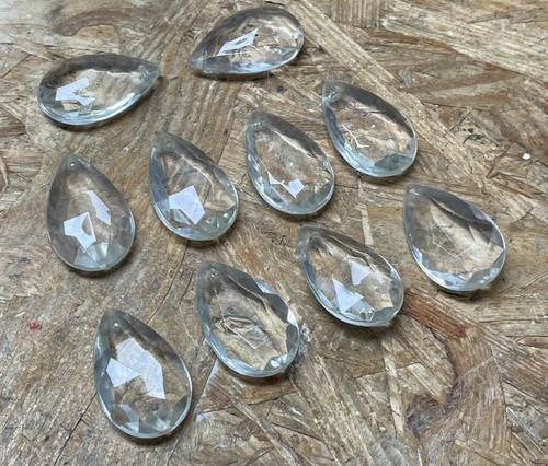 Stück glas lüster behang - 10,