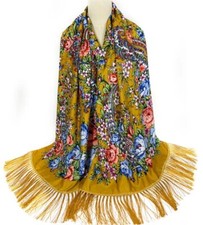 Damen Tuch Ukrainischer Russischer  Pavlovo Stil  170x68cm Ostern Geschenk