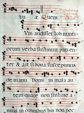 Orginalblatt Handschrift