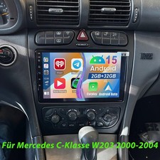 2+32G Android15 Autoradio GPS Nav WIFI Für Mercedes-Benz C Klasse W203 C180 C220