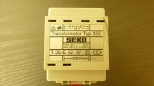 Klingeltransformator SEKO Typ 355 T35E 5V 8V 12V  DC Hutschienenmontage 3HE