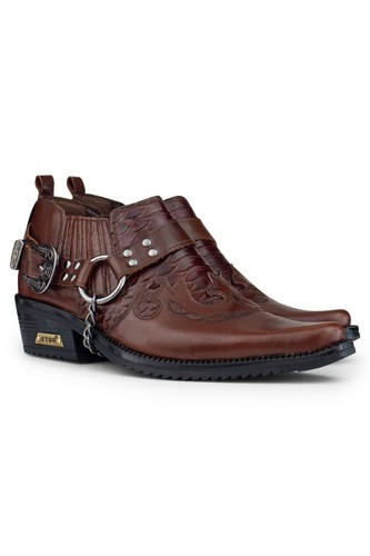 Herren braun leder gothic - braun,