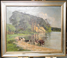 Ölbild , Steilküste ,F.E