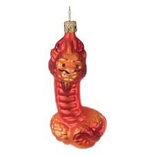 Christbaumkugel Figur "Chinesischer Drache" Christbaumschmuck Glas Weihnachten