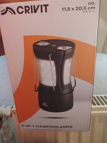 Campinglampe mit - 2-in-1,