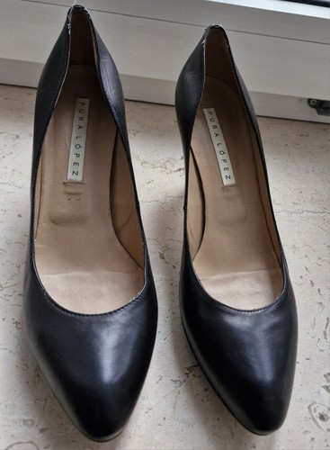 Damen leder schuhe pumps pura - leder, schuhe/pumps