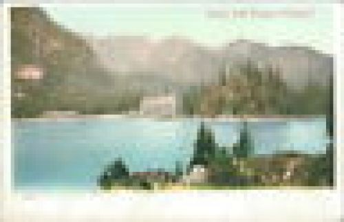 Ansichtskarte pragser wildsee - ansichtskarte,