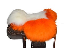 Lammfell Sattelbezug