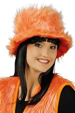 Plüschhut Hippie Flower Power