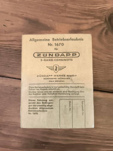 Zündapp combinette gang - zündapp,