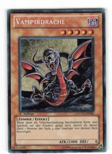 Yugioh VAMPIRDRACHE , exvc-de081 Secret Rare deutsch Good 1. Auflage