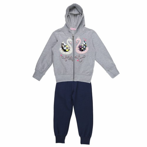Kinder sportanzug 122 128 grau - sportanzug, 122/128