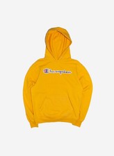 VINTAGE CHAMPION HOODIE GELB