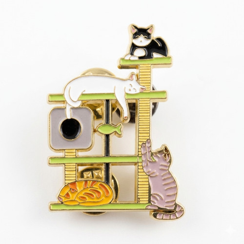 Katzen kratzbaum emaille - kratzbaum,