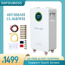 48V 300Ah 15,36 KWh LiFePO4 Lithium Akku Solar PV Standspeicher Batteriespeicher