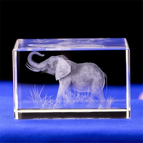 Elefanten-Geschenk/3D-Lasergra