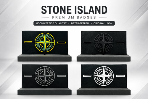 Stone island badge - stone, &