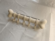 IKEA vintage Knochen Hakenleiste Garderobe weiß 5 Haken 90er by Monika Mulda