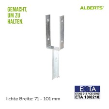 Alberts U-Pfostenträger mit