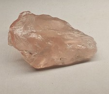 Rosenquarz Rohstein klar, 86 Gramm