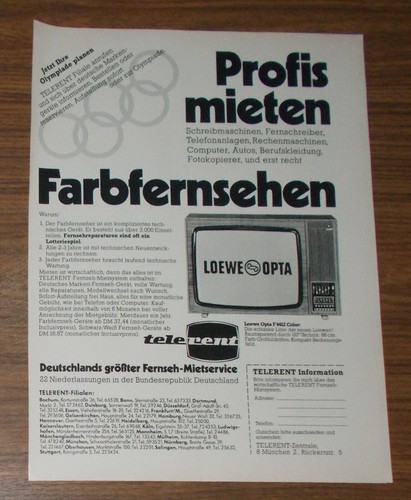 Seltene werbung telerent - seltene,