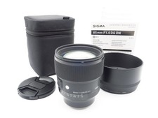 Sony E-Mount Sigma 85mm F1.4