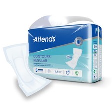 Attends Contours Regular 5 - Umkarton defekt, innen versiegelt