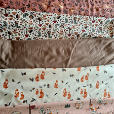 Waldtiere Stoffpaket 5x