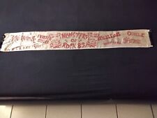 MONSTERS OF ROCK SCHAL ORIGINAL 1983 VINTAGE Scarf Ozzy Osbourne Motörhead Metal