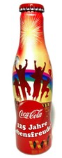 Coca-Cola 125 Jahre Lebensfreude Aluminum Flasche Sammlerflasche Sonderedition