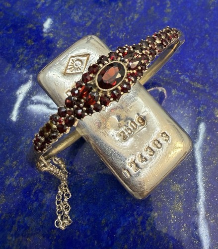 Vintage granatschmuck armreif - vintage,