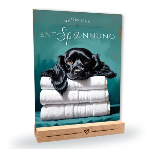 Hundeschild cocker spaniel - hundeschild,