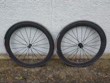 Laufradsatz Carbon 50mm Tufo 25mm Schlauchreifen Felgenbremsen Aero Felgen Nabe