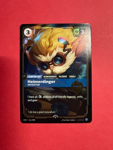 Riftbound heimerdinger - riftbound,