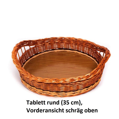 Geflochten weidentablett - geflochten,