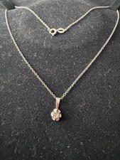 Collier weiß gold 333er - collier,