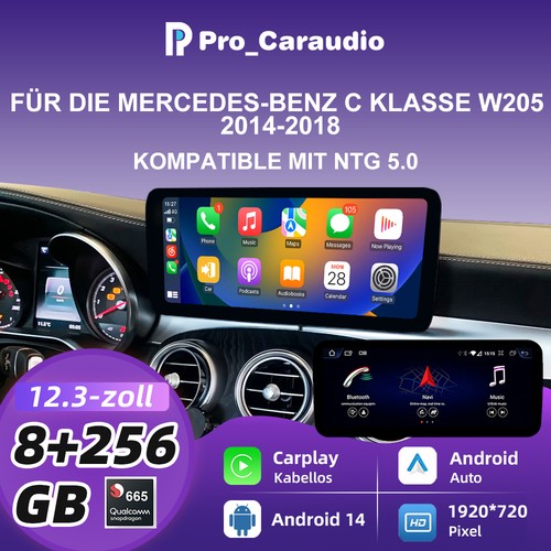 Carplay für mercedes c - 12,3',