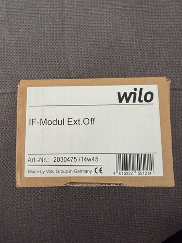 Wilo modul ext off - wilo, if-modul