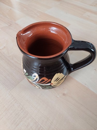 Brauner tonkrug vase - brauner,