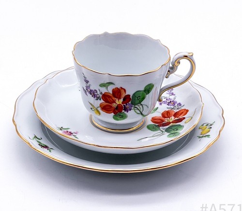 Meissen coffee set pieces - set, 3