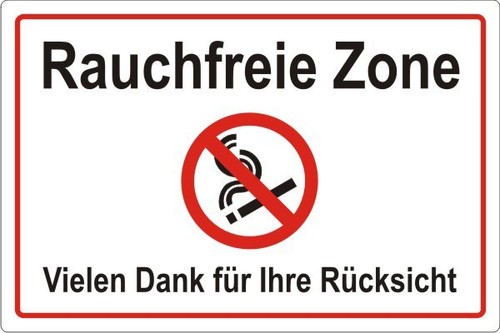 Rauchfreie zone rauchverbot - rauchfreie,