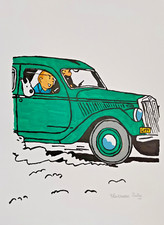 Comic Gemälde Tim & Struppi