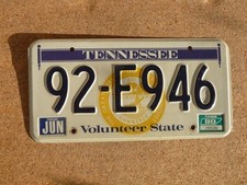 US-Kennzeichen Tennessee