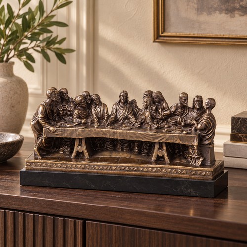 Bronze skulptur das letzte - skulptur,