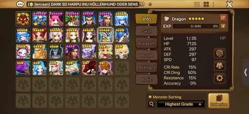 Summoners war starter - eu,